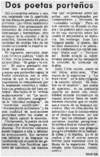 Dos poetas porteños