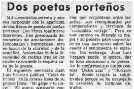 Dos poetas porteños