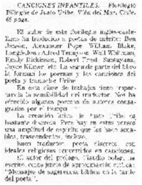 Canciones infantiles.