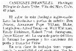 Canciones infantiles.