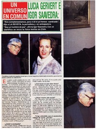 Un universo en común : [entrevistas]