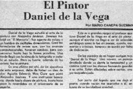 El pintor, Daniel de la Vega