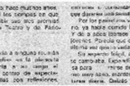 La partida de Daniel de la Vega