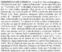 Ceremonia ortopédica