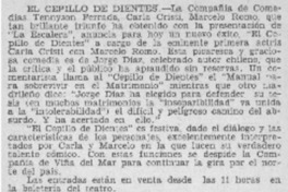 El cepillo de dientes.