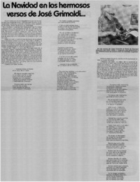La Navidad en los hermosos versos de José Grimaldi --