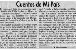 Cuentos de mi país