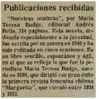 Publicaciones recibidas.