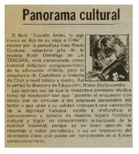"Claudio Arrau, lo que nunca se dijo de su viaje a Chile".