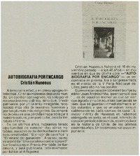 Autobiografía por encargo.