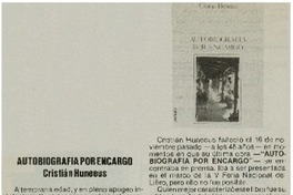 Autobiografía por encargo.
