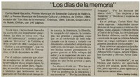"Los días de la memoria"