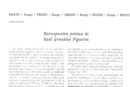 Retrospectiva poética de Raúl González Figueroa