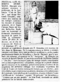 Festival Luis Alberto Heiremans