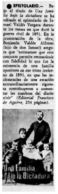 Una familia bajo la dictadura.