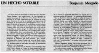 Un hecho notable