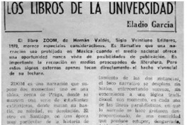 Los libros de la Universadad