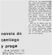 Novela de Santiago y Praga