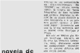 Novela de Santiago y Praga