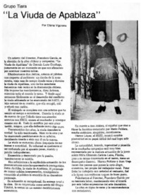 "La viuda de Apablaza"