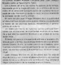 Estudios sobre poesía chilena