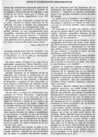 Ultima esperanza en el tiempo.