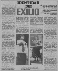 Identidad del exilio