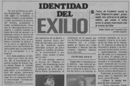 Identidad del exilio