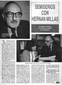 Semiserios con Hernán Millas: [entrevista]