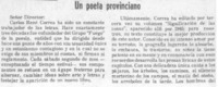 Un poeta provinciano