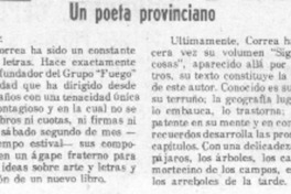 Un poeta provinciano
