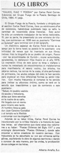 "Rauco, raíz y poesía"