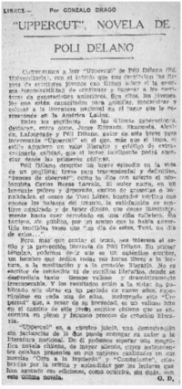 "Uppercut", novela de Poli Délano