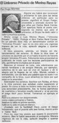 El Universo privado de Merino Reyes