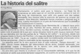 La historia del salitre