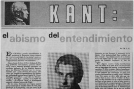 El abismo del entendimiento