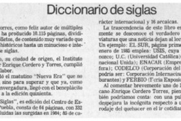 Diccionario de siglas