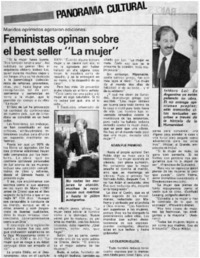 Feministas opinan sobre el best seller "La mujer".