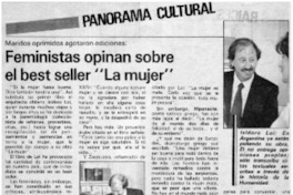 Feministas opinan sobre el best seller "La mujer".