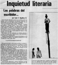 Las palabras del escribidor --