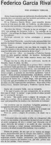 Federico García Rival