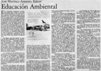 Educación ambiental