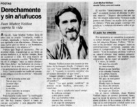 Derechamente y sin añuñucos