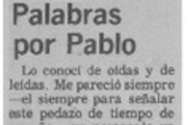 Palabra por Pablo
