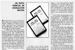 Un texto esencial de legislación militar