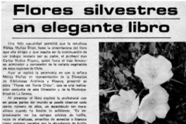 Flores silvestres en elegante libro.