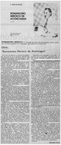 Romancero heroico de Aconcagua