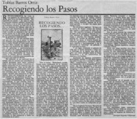 Recogiendo los pasos