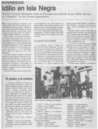 Idilio en Isla Negra.