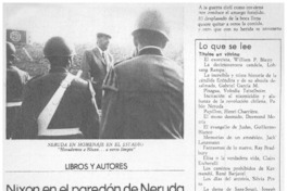 Nixon en el paredón de Neruda.
